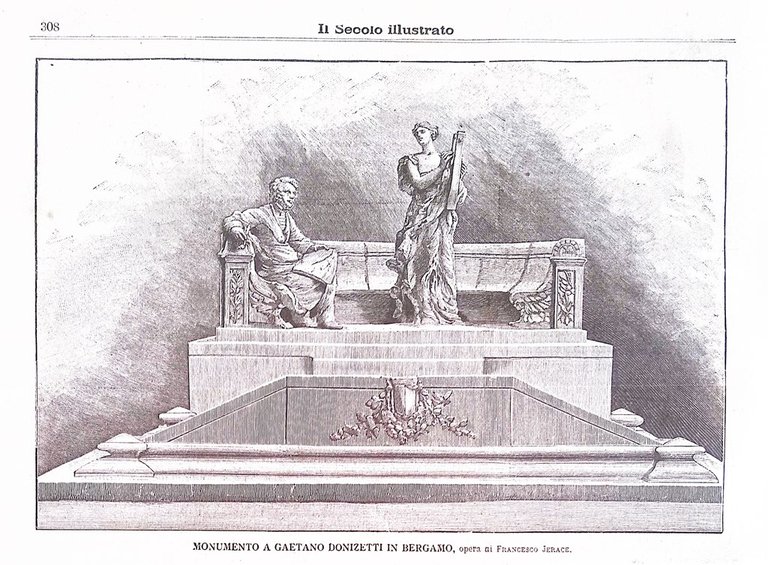 Il Secolo Illustrato 26 Settembre 1897 Congresso Massoneria Donizetti a …