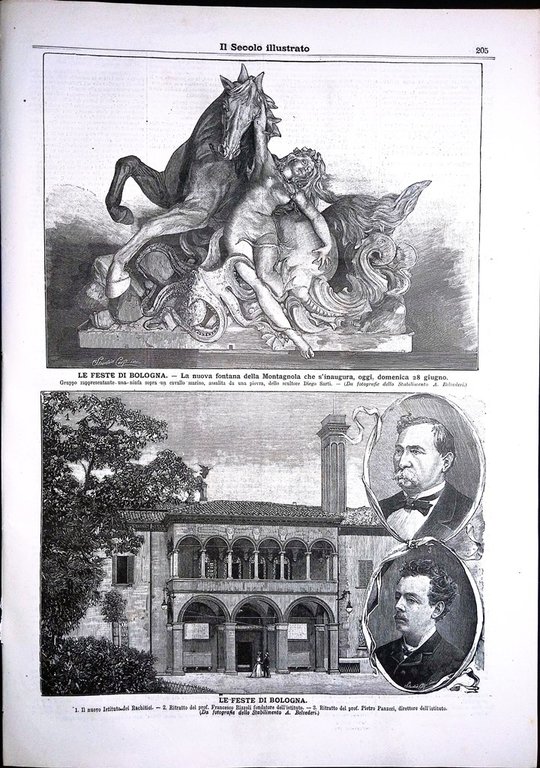 Il Secolo Illustrato 28 Giugno 1896 Istituto Rachitici Rizzoli Bologna …