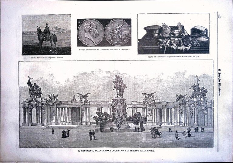 Il Secolo Illustrato 28 Marzo 1897 Candia Prigionieri Africa Guglielmo …
