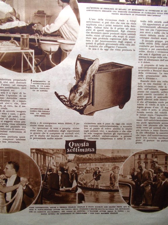 Il Secolo Illustrato 28 Marzo 1931 Canella Fasci Clara Bow …