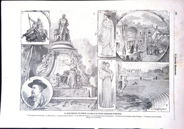 Il Secolo Illustrato 29 Agosto 1897 Angiolillo Augier Mostra Donizetti …