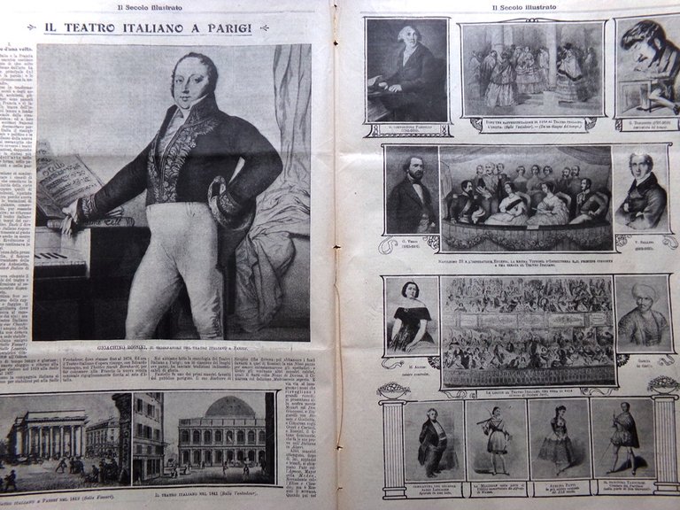 Il Secolo Illustrato 30 Aprile 1905 Pallavicino Teatro Italiano a …