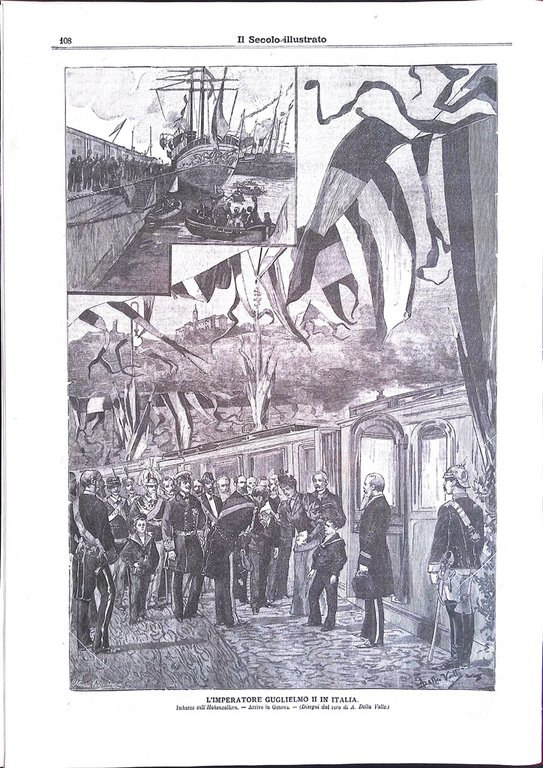 Il Secolo Illustrato 5 Aprile 1896 Andrea Chénier Opera Giordano …