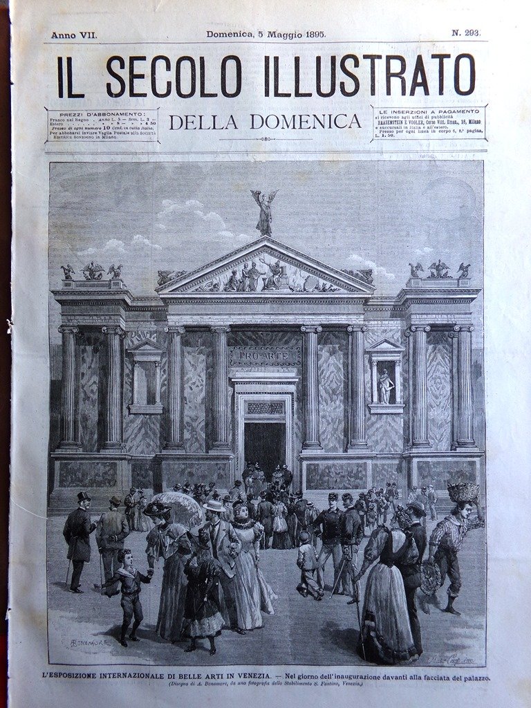 Il Secolo Illustrato 5 maggio 1895 Centenario Torquato Tasso Roma …