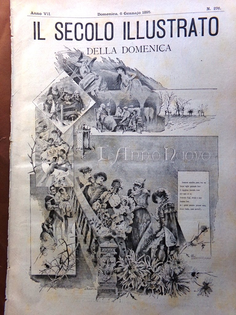 Il Secolo Illustrato 6 Gennaio 1895 Battaglia Saganeiti Cina Giappone …
