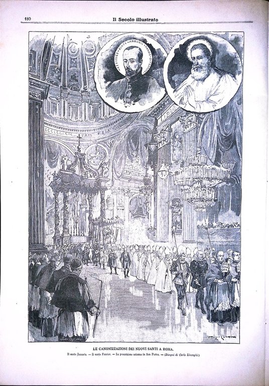 Il Secolo Illustrato 6 Giugno 1897 Fratti Domokos San Zaccaria …