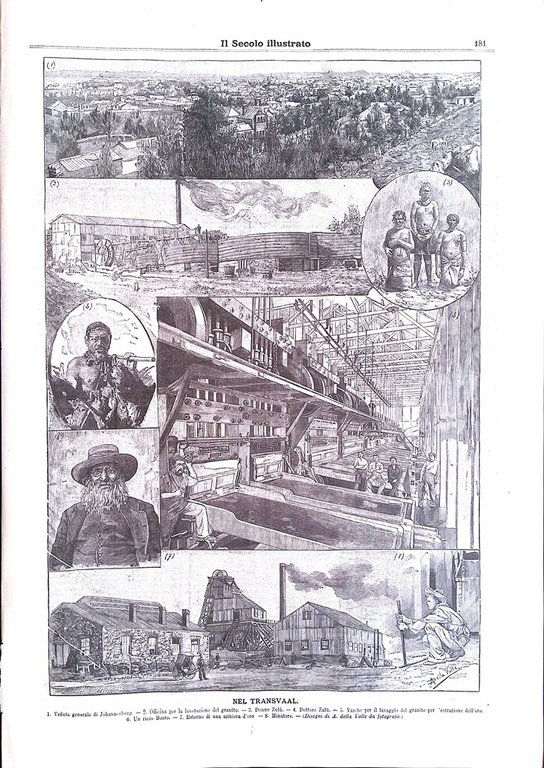 Il Secolo Illustrato 7 Giugno 1896 Corteo Assunzione Zar Johannesburg …