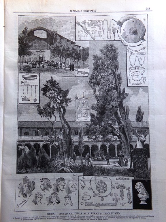 Il Secolo Illustrato 7 Luglio 1895 Alaska Nozze Duca d'Aosta …