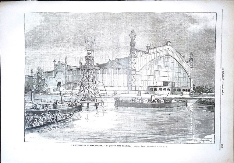 Il Secolo Illustrato 8 Agosto 1897 Porto Buenos Aires Duomo …