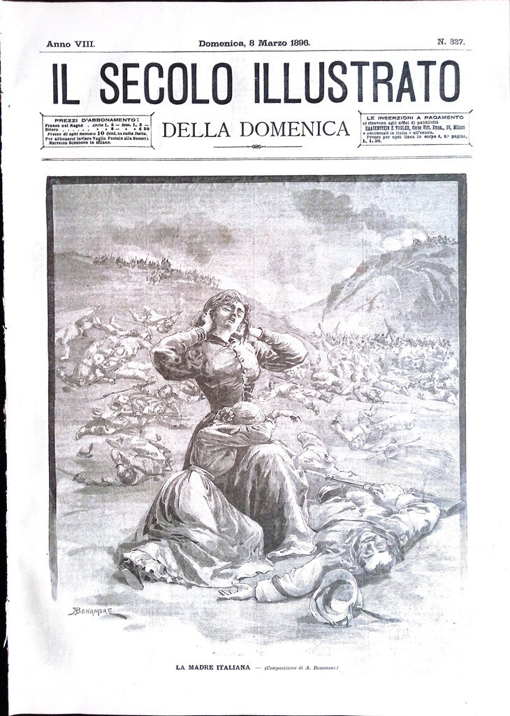 Il Secolo Illustrato 8 Marzo 1896 Nansen Polo Nord Madre …