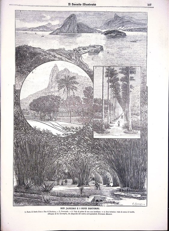 Il Secolo Illustrato 8 Novembre 1896 Rivista Principe Napoli Rio …
