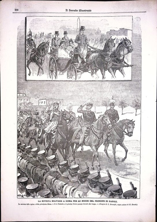 Il Secolo Illustrato 8 Novembre 1896 Rivista Principe Napoli Rio …