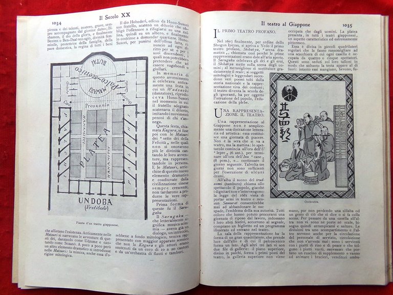 Il Secolo XX Dicembre 1904 Università Teatro Giappone Filippini Umberto …