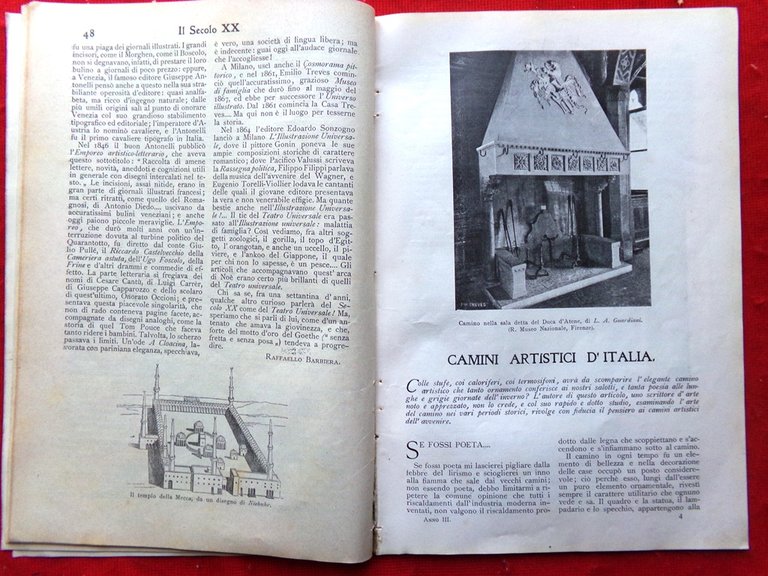 Il Secolo XX Gennaio 1904 Engadina Democrazia Cristiana Pineta di …