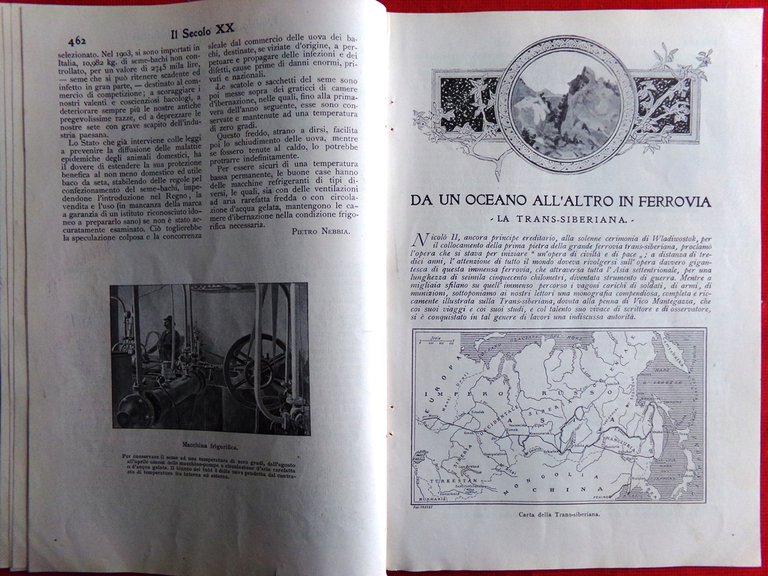 Il Secolo XX Giugno 1904 Transiberiana Aosta Campobasso Pescocostanzo De …