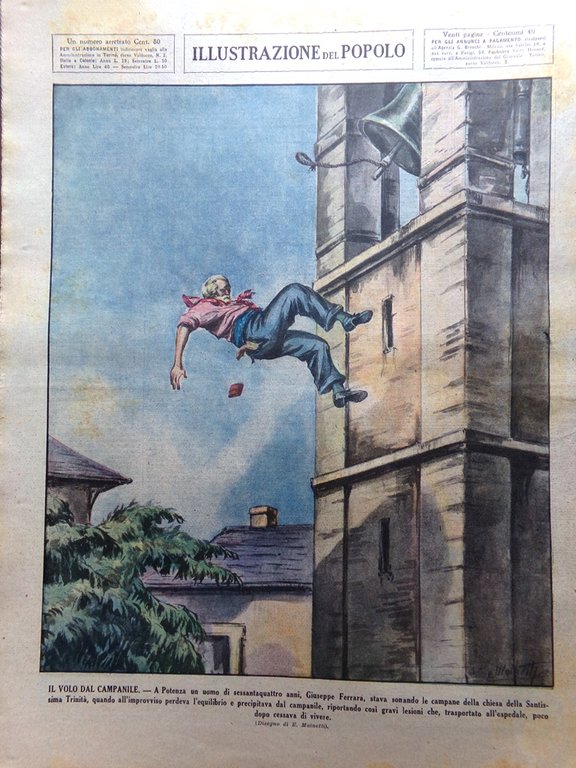 Illustrazione del Popolo 1 Agosto 1937 Port Elizabeth Quadri Spagna …