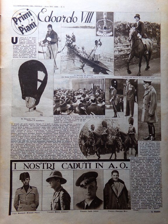 Illustrazione del Popolo 1 Febbraio 1936 Lilian Harvey Graziani Telefono …