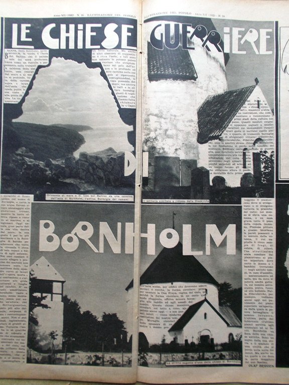 Illustrazione del Popolo 1 Maggio 1932 Olimpiadi Filippine Bornholm Grey …