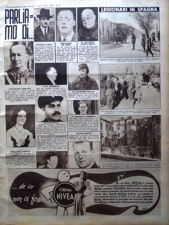 Illustrazione del Popolo 1 Maggio 1938 Rito Mare Spagna Rivista … | Immagine Gallery 2
