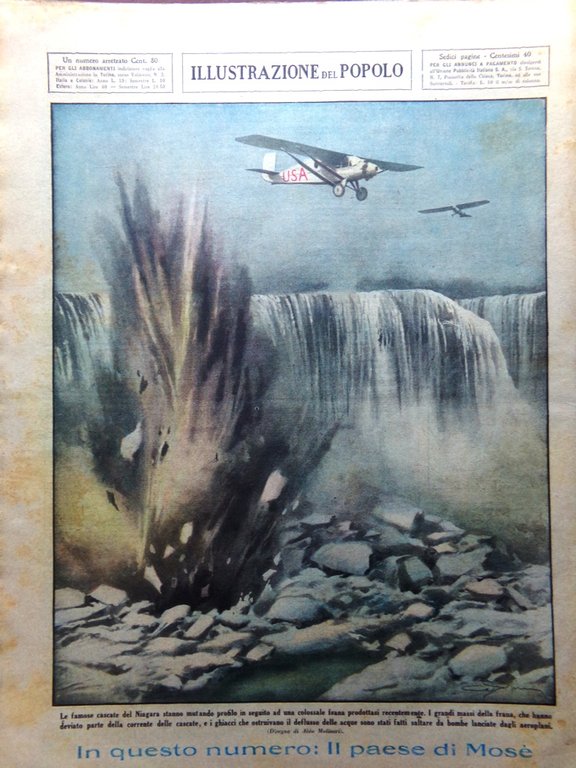 Illustrazione del Popolo 1 Marzo 1931 Montagna di Mosè Alchimisti …