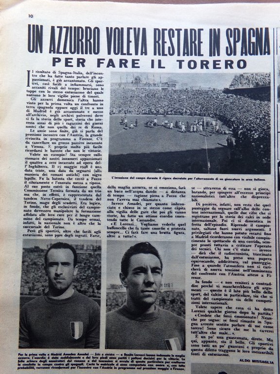 Illustrazione del Popolo 10 Aprile 1949 Basiasco Cyliakus Oscar Amedei …