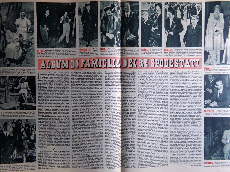 Illustrazione del Popolo 10 Luglio 1949 Fangio Monza Tour Romanzo …