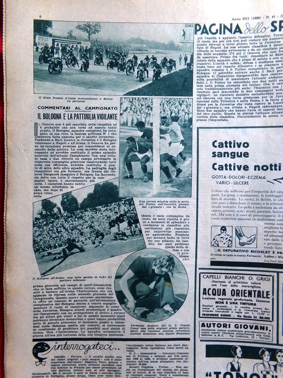 Illustrazione del Popolo 10 Ottobre 1936 Africa Orientale Bologna Crocis …