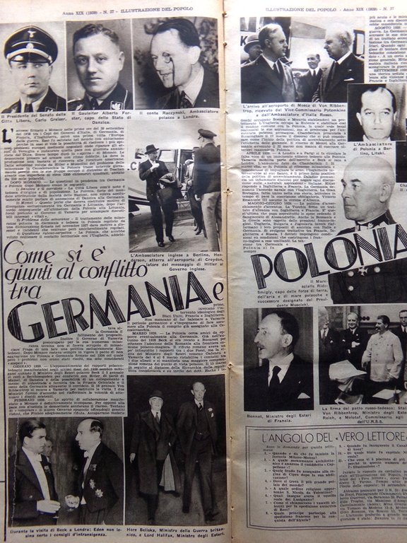 Illustrazione del Popolo 10 Settembre 1939 WW2 Conflitto Germania Polonia … | Immagine Gallery 4
