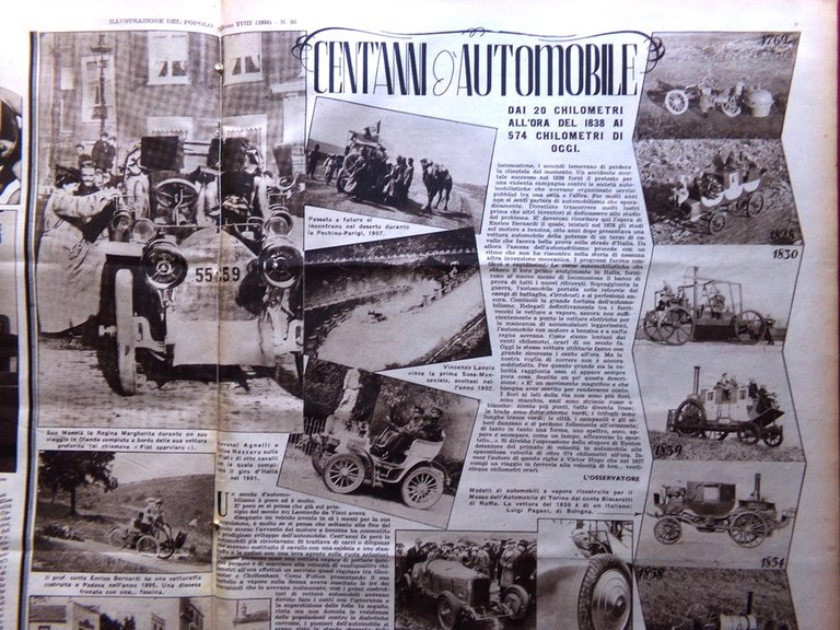 Illustrazione del Popolo 11 Dicembre 1938 Codreanu Automobile Marie Curie … | Immagine Gallery 2