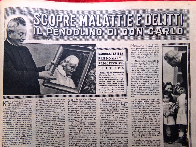 Illustrazione del Popolo 11 Dicembre 1949 Rita Hayworth Bellomo Deledda …