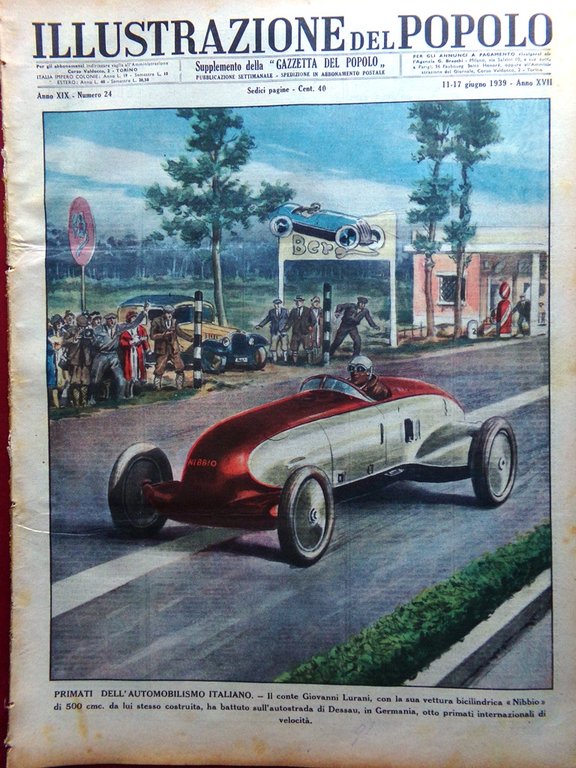 Illustrazione del Popolo 11 Giugno 1939 Lurani Pakubuwono X Borgia … | Immagine Gallery 1