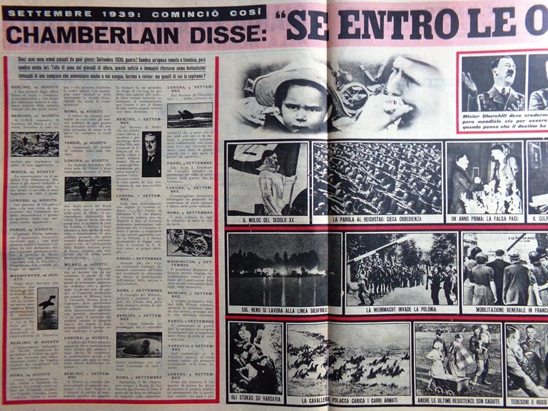 Illustrazione del Popolo 11 Settembre 1949 Tito Chamberlain Magnani Giovinezza