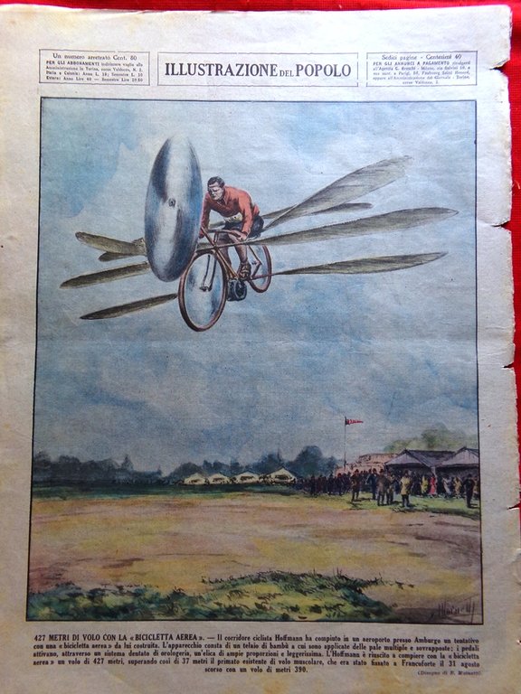 Illustrazione del Popolo 12 Dicembre 1936 Morte Fregoli Vienna Blocco …