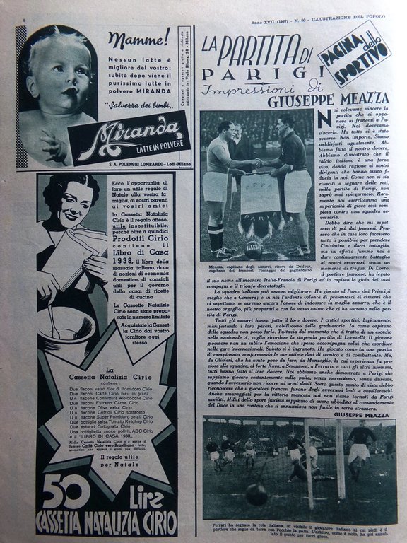 Illustrazione del Popolo 12 Dicembre 1937 Bassifondi Shangai Tasci Lama …