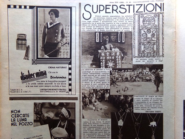 Illustrazione del Popolo 12 Novembre 1933 Brindisi Nobel Dietrich Zingari …