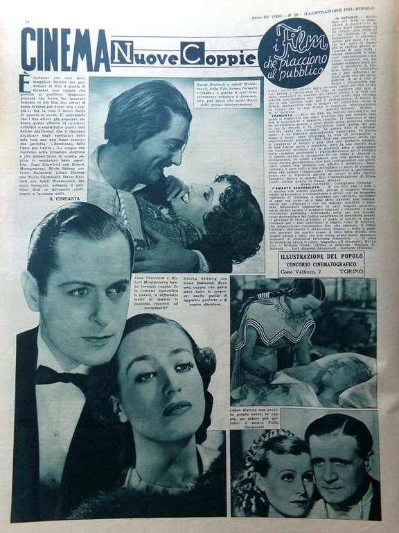 Illustrazione del Popolo 13 Luglio 1935 Juventus Suono Disegnato Scalatori …