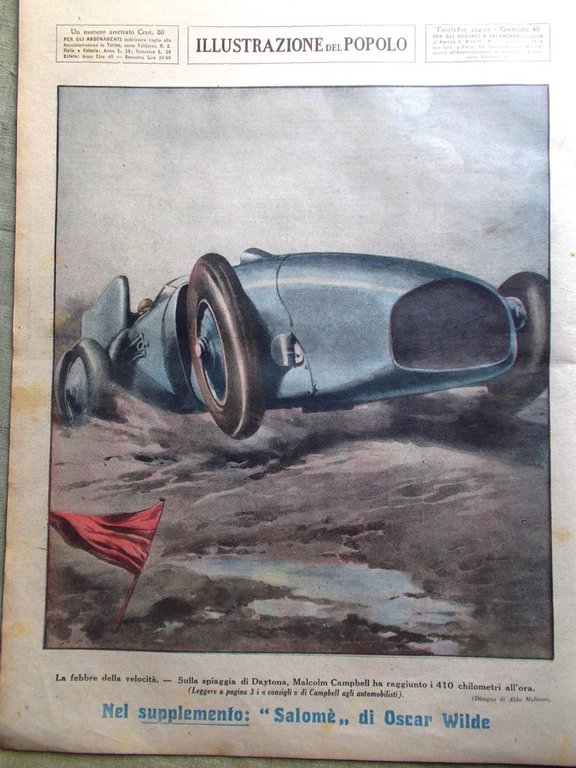 Illustrazione del Popolo 13 Marzo 1932 Campbell Teatro Giapponese Dalmazia …