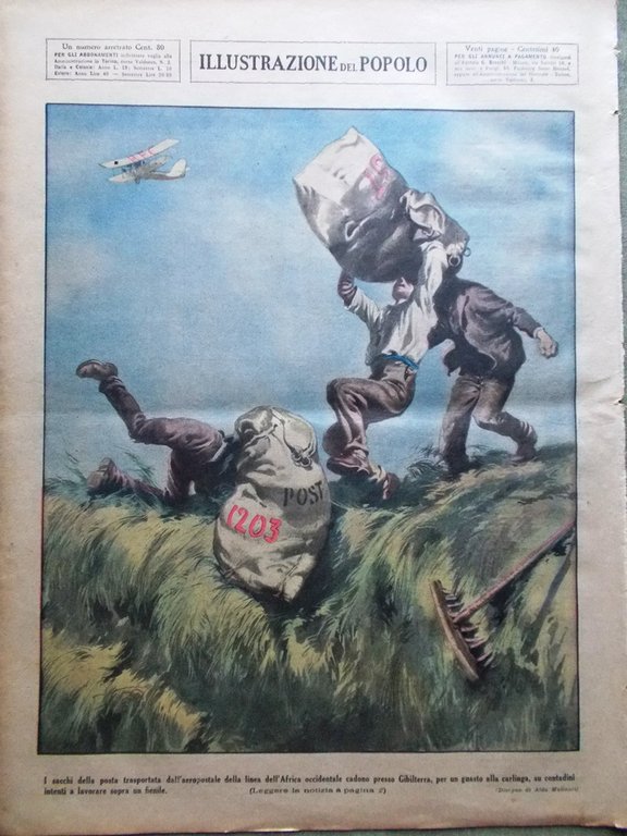 Illustrazione del Popolo 13 Novembre 1932 Calcio Padova Pagoda Zigani …