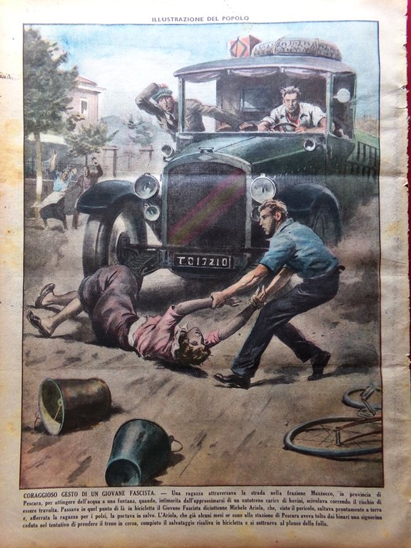 Illustrazione del Popolo 14 Agosto 1938 Manovre Abruzzo Gas Cucina … | Immagine Gallery 3