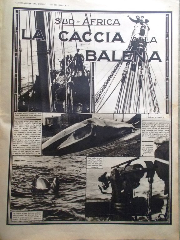 Illustrazione del Popolo 14 Febbraio 1932 Occupazione Shangai Navi Trappola …