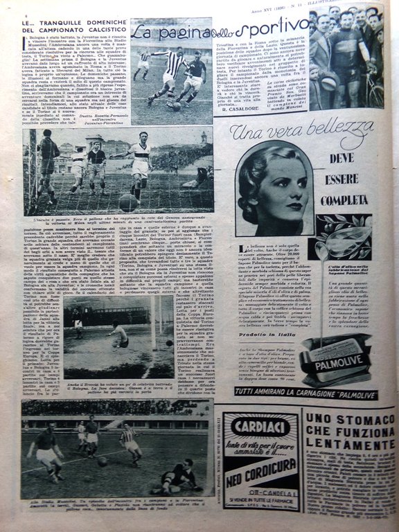 Illustrazione del Popolo 14 Marzo 1936 Tembien Okada Hirohito Ospedale …