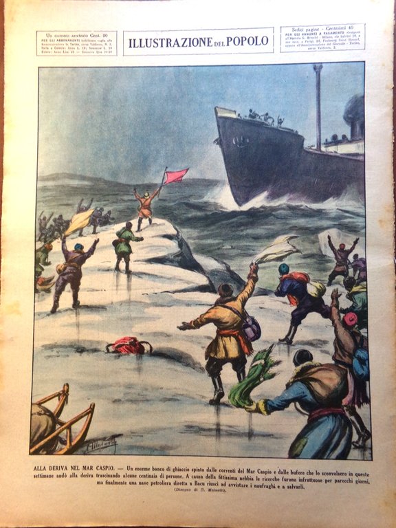 Illustrazione del Popolo 14 Marzo 1937 Canarias Bove Religione in …