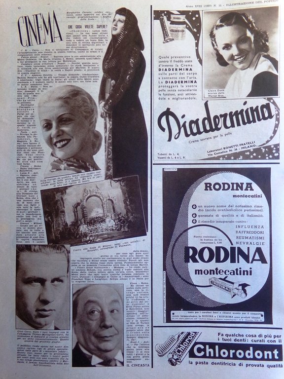 Illustrazione del Popolo 14 Marzo 1937 Canarias Bove Religione in …