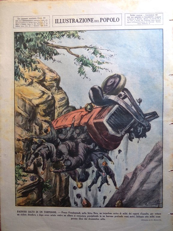 Illustrazione del Popolo 15 Agosto 1936 Racine Shaw Olimpiadi Guerra …