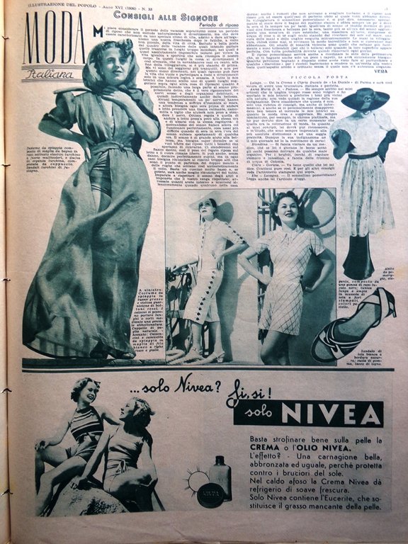 Illustrazione del Popolo 15 Agosto 1936 Racine Shaw Olimpiadi Guerra …