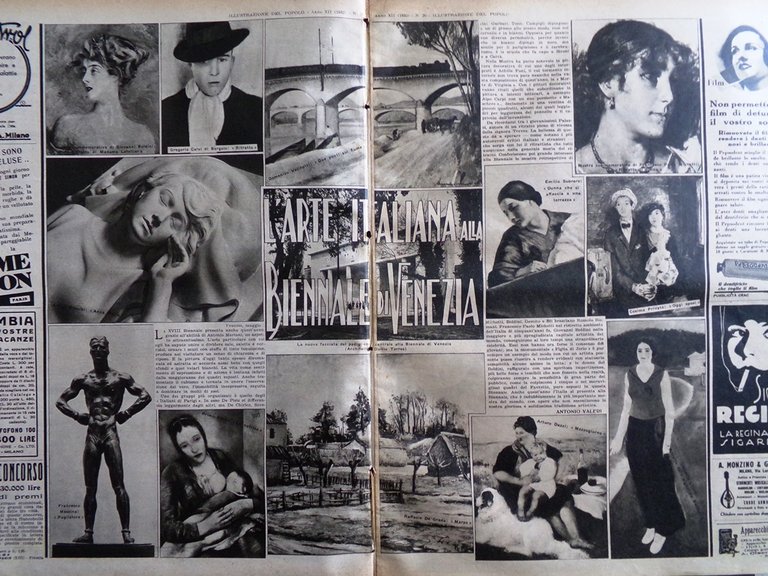 Illustrazione del Popolo 15 Maggio 1932 Dagover Tennis Biennale Vienna …