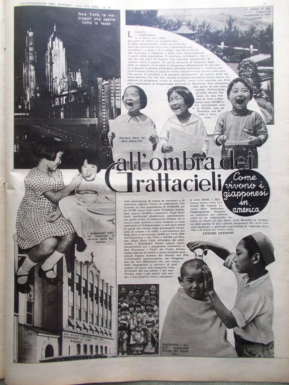 Illustrazione del Popolo 16 Ottobre 1932 Donne Briganti Testamenti Dakar …