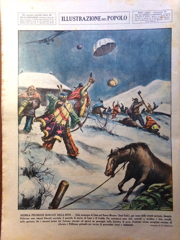 Illustrazione del Popolo 17 Gennaio 1937 Siria Degrelle Buona Speranza …