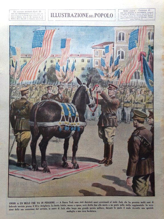 Illustrazione del Popolo 17 Ottobre 1937 Morte Angelo Musco Radiestesia …