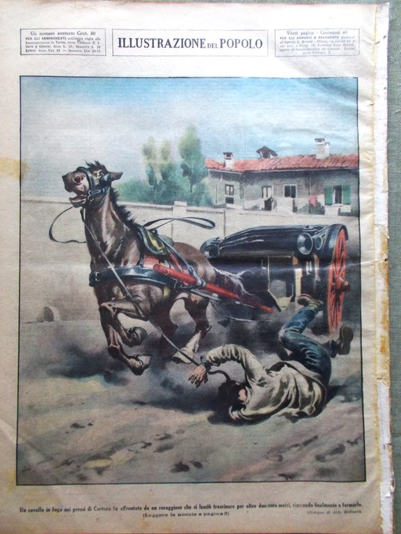 Illustrazione del Popolo 18 Dicembre 1932 Garbo Piste Banditi Cinesi …